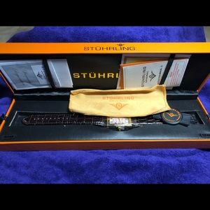 Men’s Stuhrling watch.  New